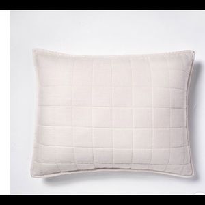 Heavyweight Linen Blend Quilted Sham - Casaluna™
